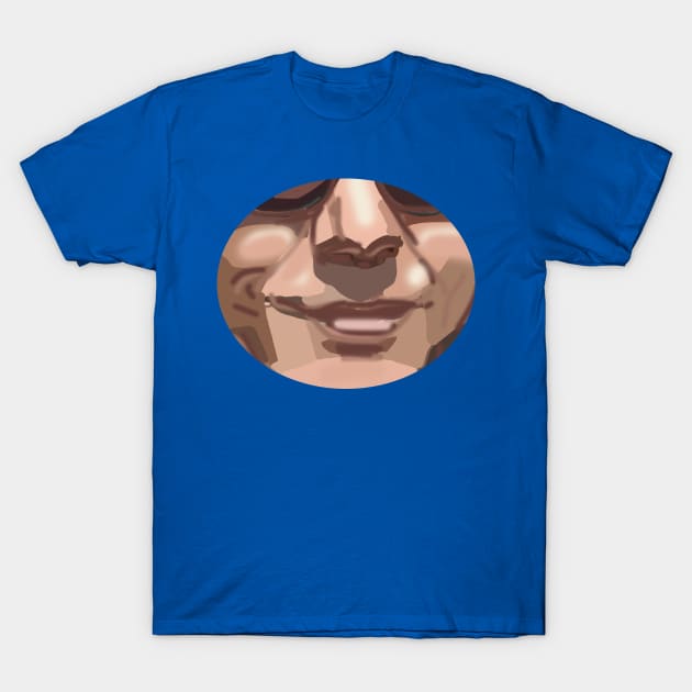 Face of a Male T-Shirt by ellenhenryart